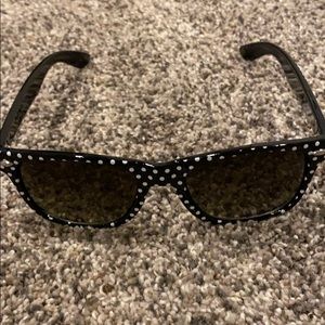 Black and white polkadot sunglasses